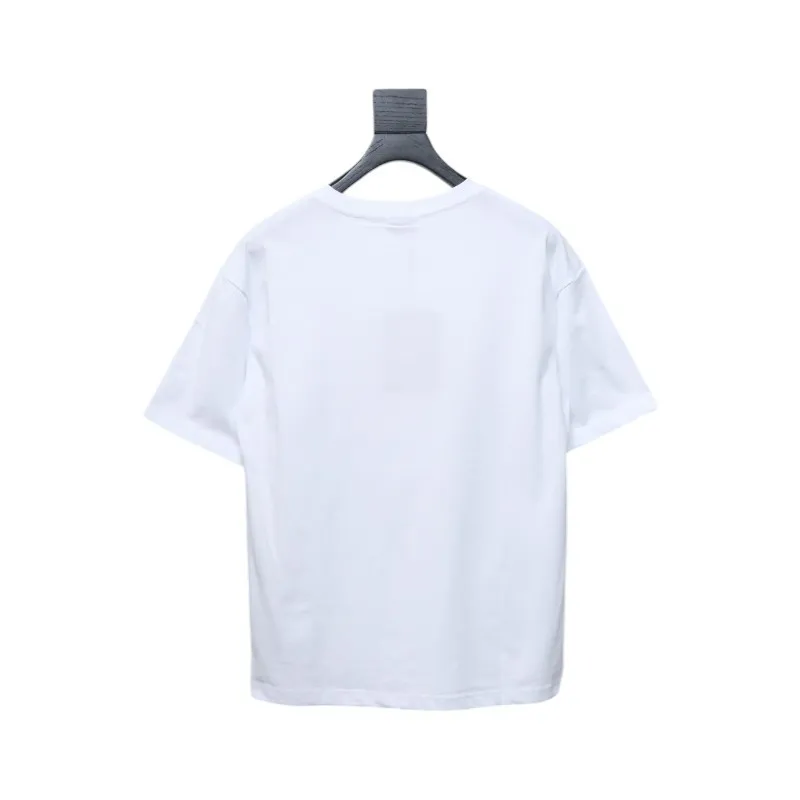 PK God Batch Burberry Spliced ​​War Horse Short Sleeve T-Shirt White