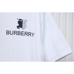 PK God Batch Burberry Spliced ​​War Horse Short Sleeve T-Shirt White