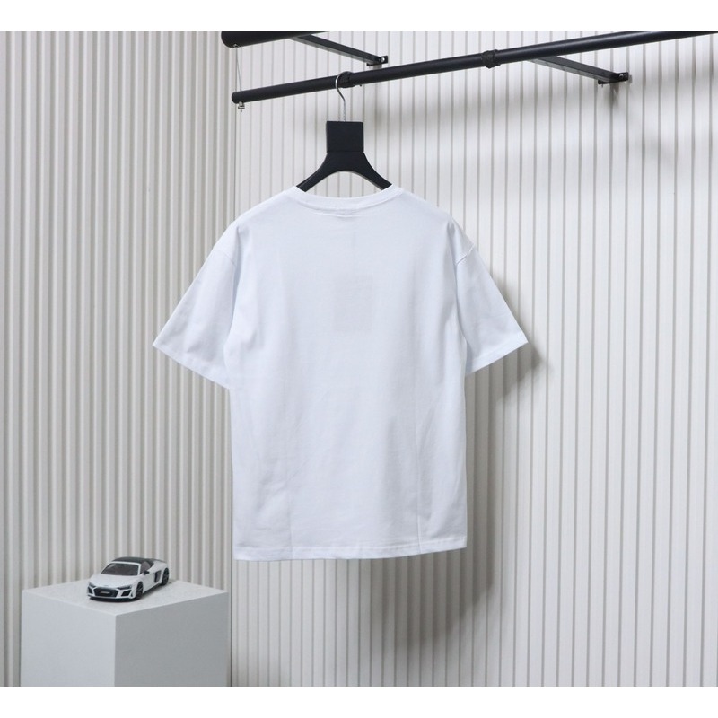 PK God Batch Burberry Spliced ​​War Horse Short Sleeve T-Shirt White