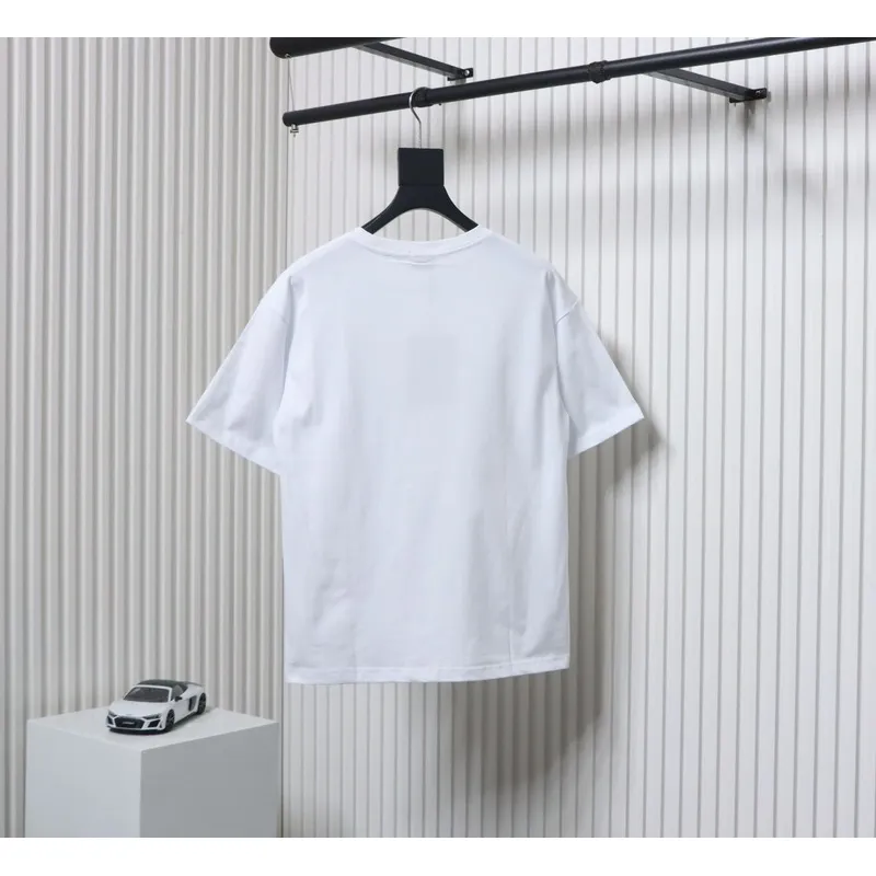 PK God Batch Burberry Spliced ​​War Horse Short Sleeve T-Shirt White