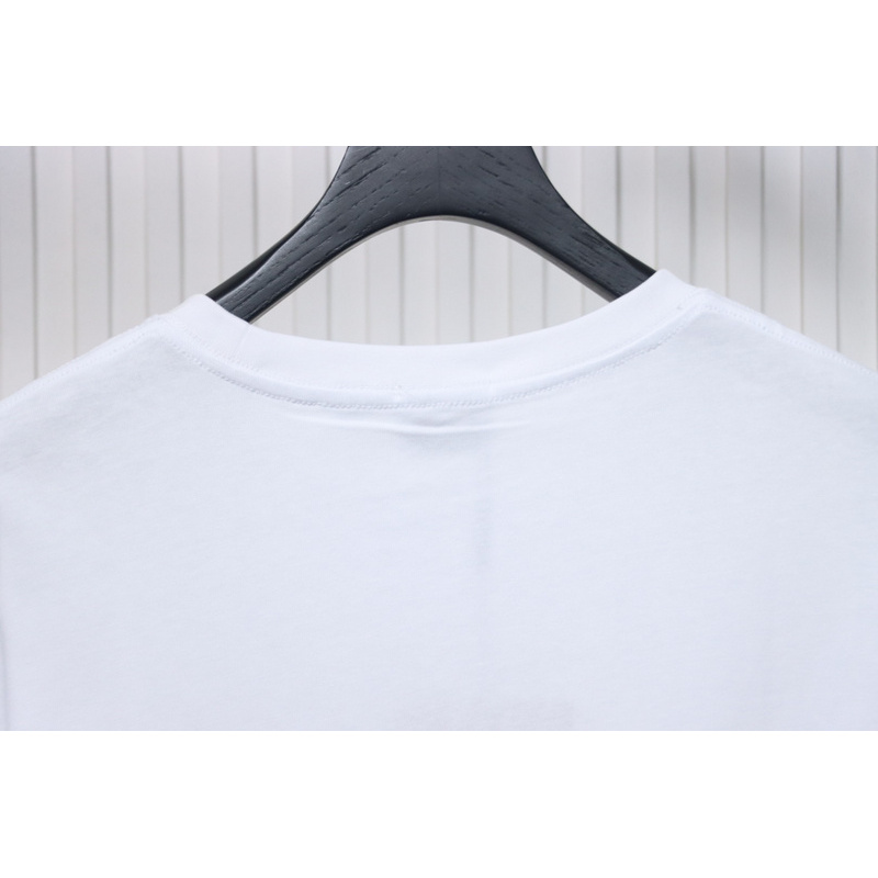PK God Batch Burberry Spliced ​​War Horse Short Sleeve T-Shirt White