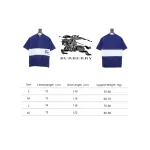 PK God Batch Burberry White striped horse print short sleeves