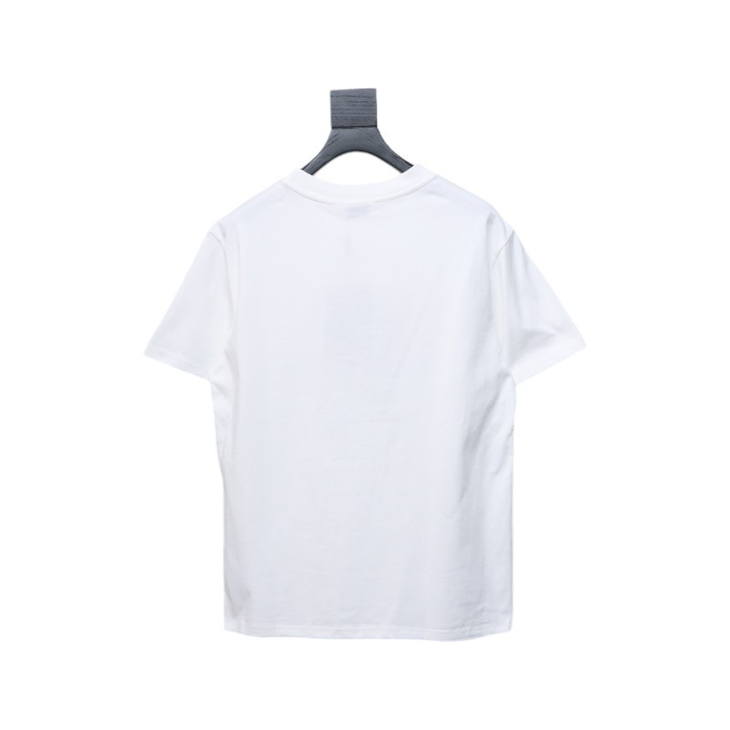 PK God Batch Colorful knight horse logo print short sleeve white