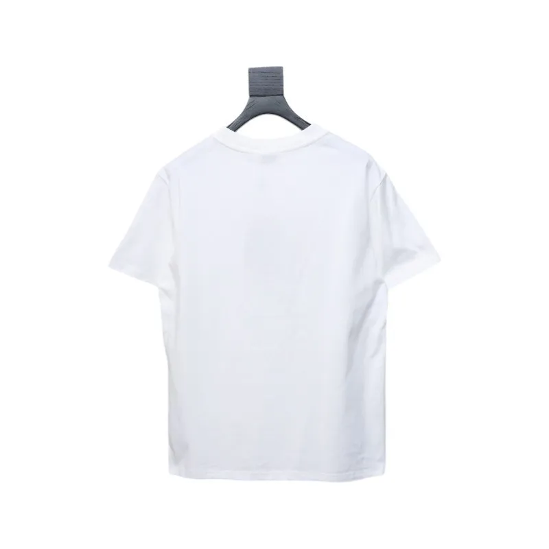 PK God Batch Colorful knight horse logo print short sleeve white