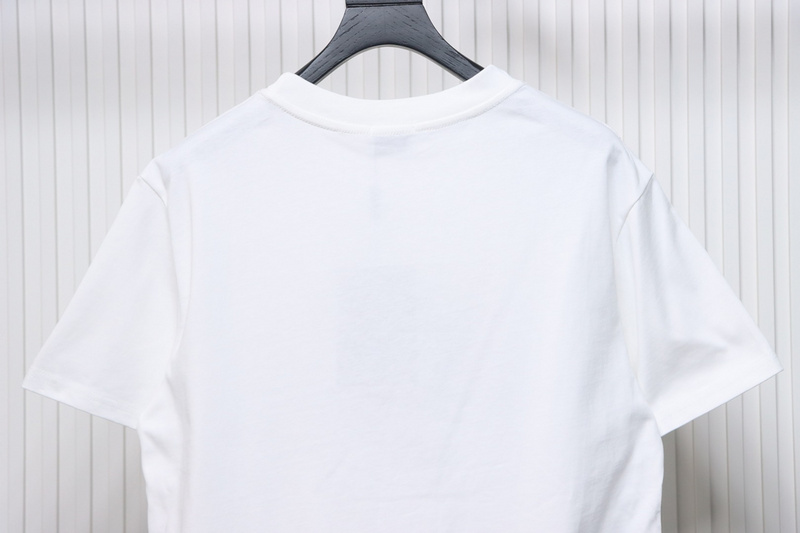 PK God Batch Colorful knight horse logo print short sleeve white