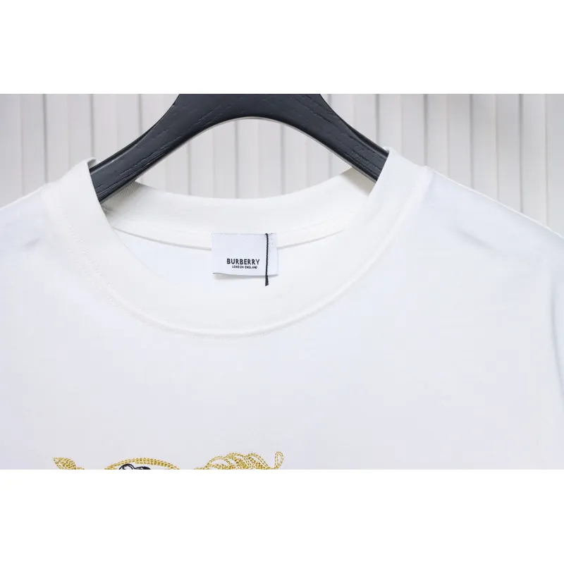PK God Batch Colorful knight horse logo print short sleeve white