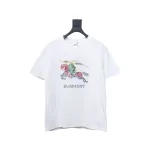 PK God Batch Colorful knight horse logo print short sleeve white