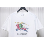 PK God Batch Colorful knight horse logo print short sleeve white