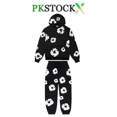 Denim Tears The Cotton Wreath Sweatshirt Black suit 01