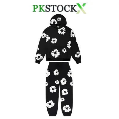 Denim Tears The Cotton Wreath Sweatshirt Black suit 01