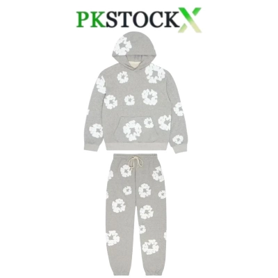 Denim Tears The Cotton Wreath Sweatshirt Gray suit 01