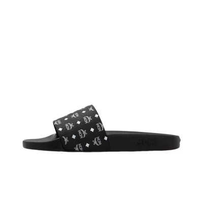 MCM Monogram SlidesBlack White 01