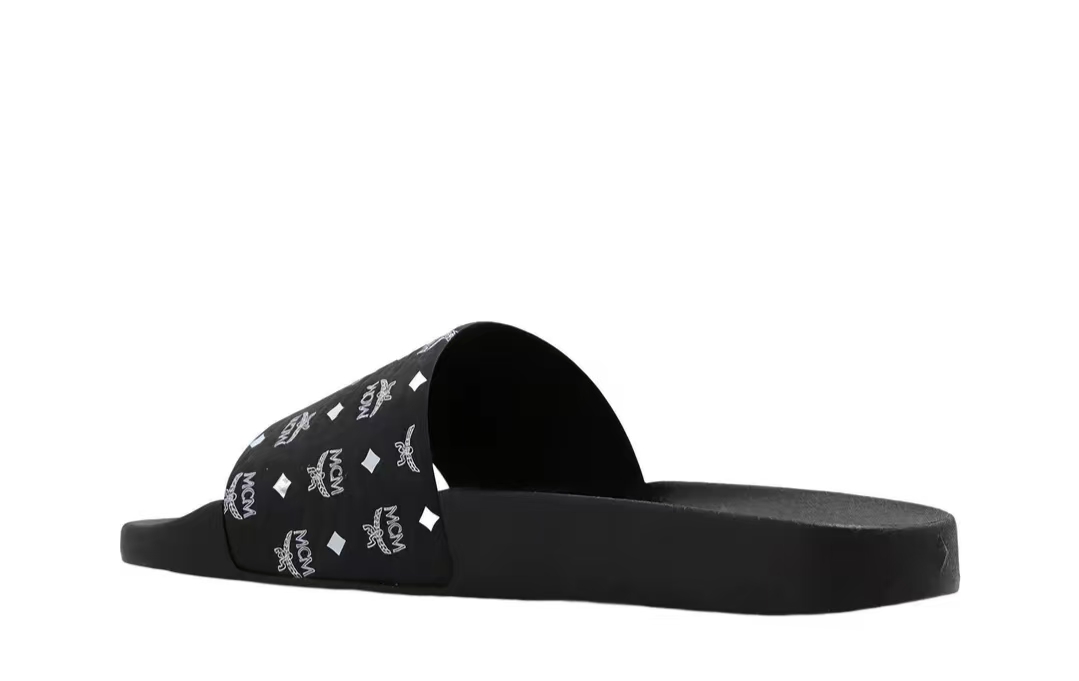 MCM Monogram SlidesBlack White
