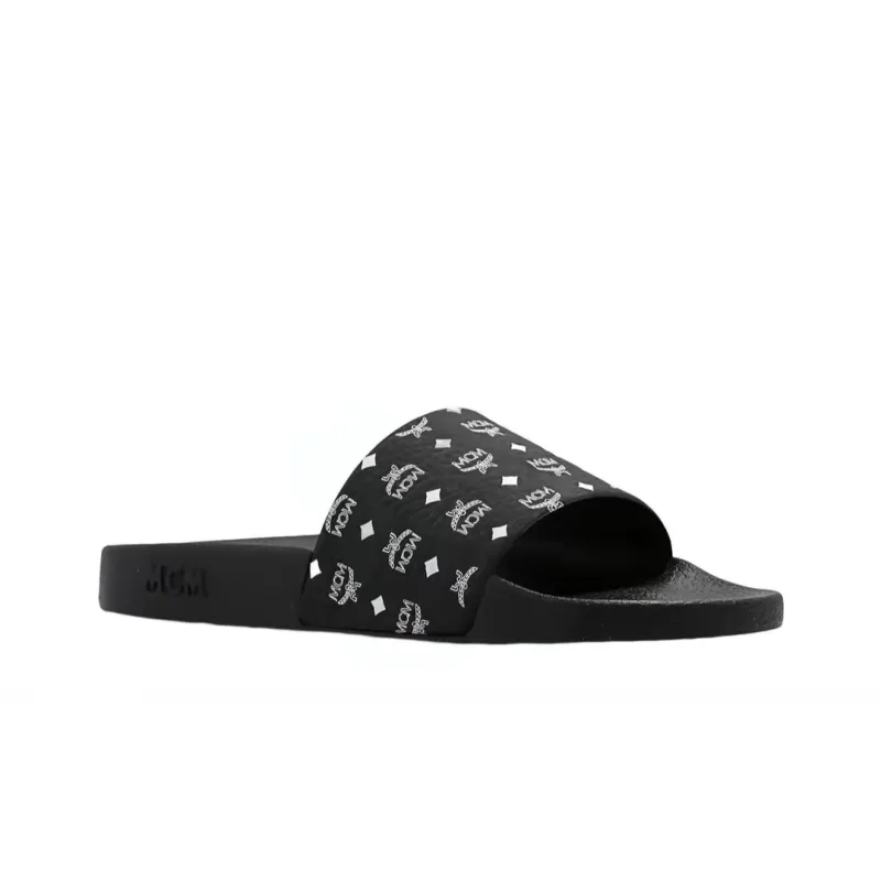 MCM Monogram SlidesBlack White