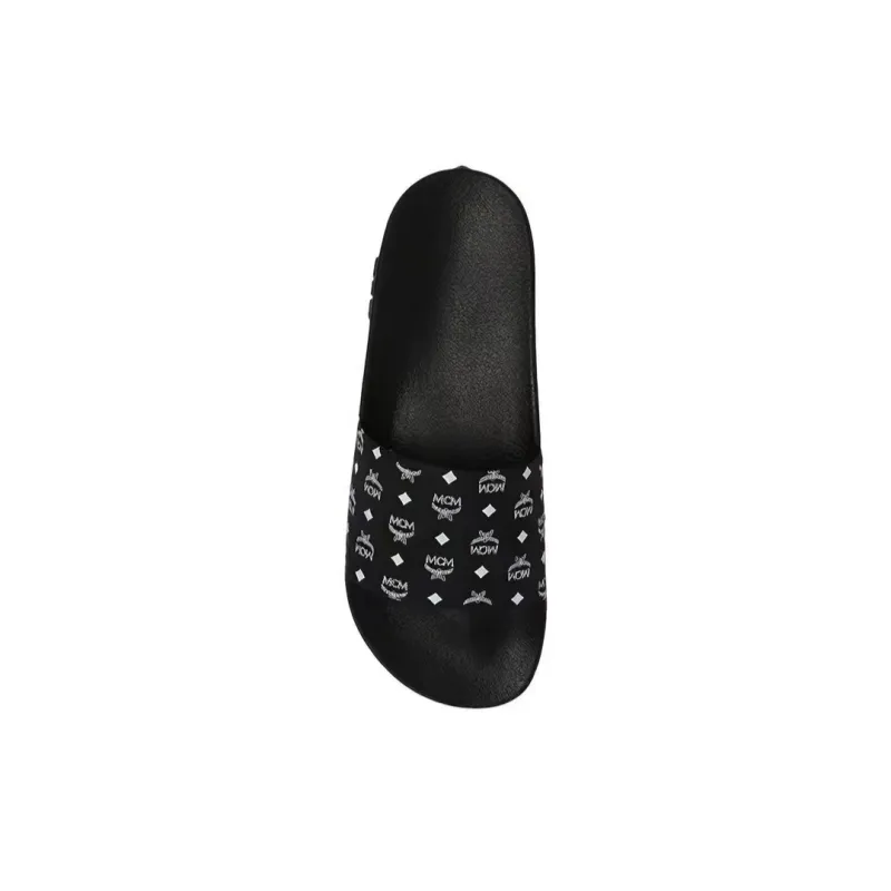 MCM Monogram SlidesBlack White