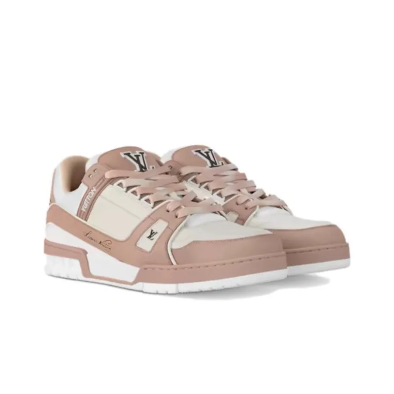 PK God Batch Louis Vuitton Trainer Pink