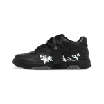 PK God Batch OFF-WHITE Out Of Office OOO "For Walking" Low Tops Black White