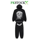Spider Worldwide Black OG Web Hoodie set