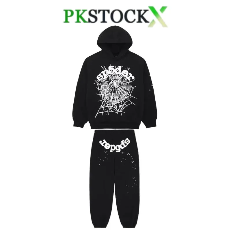 Spider Worldwide Black OG Web Hoodie set