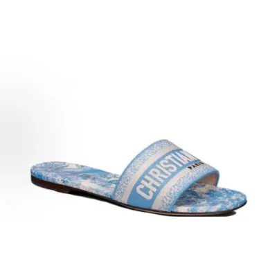Dior Classic Dway Slide Light Blue 02