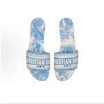 Dior Classic Dway Slide Light Blue
