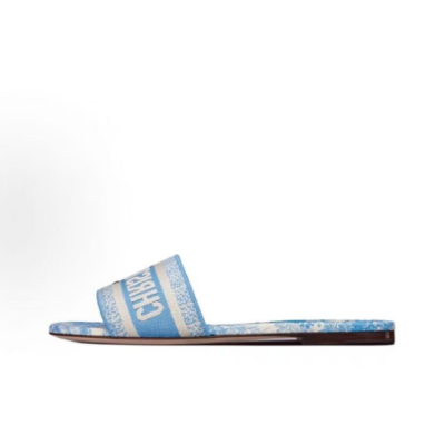 Dior Classic Dway Slide Light Blue 01
