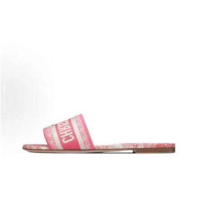 Dior Classic Dway Slide Pink 01