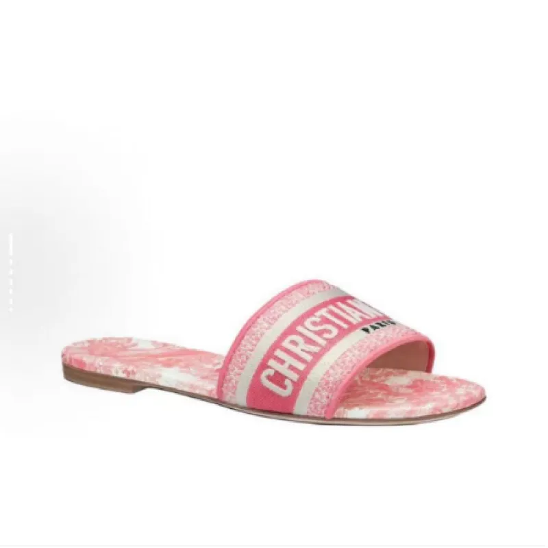 Dior Classic Dway Slide Pink