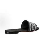 Dior Classic Dway Slide Rose Black