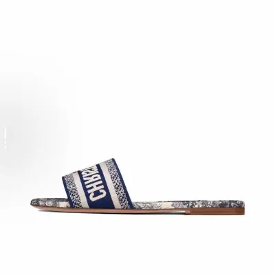 Dior Classic Dway Slide Rose Blue 01