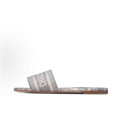 Dior Classic Dway Slide Rose Grey 01