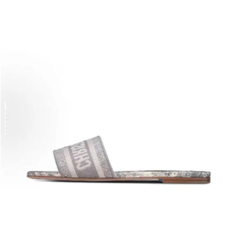 Dior Classic Dway Slide Rose Grey