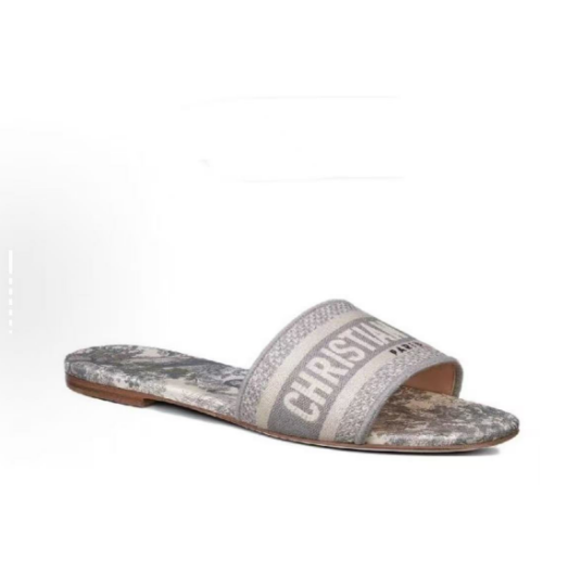 Dior Classic Dway Slide Rose Grey