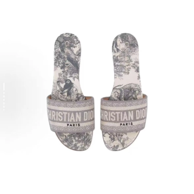 Dior Classic Dway Slide Rose Grey 02