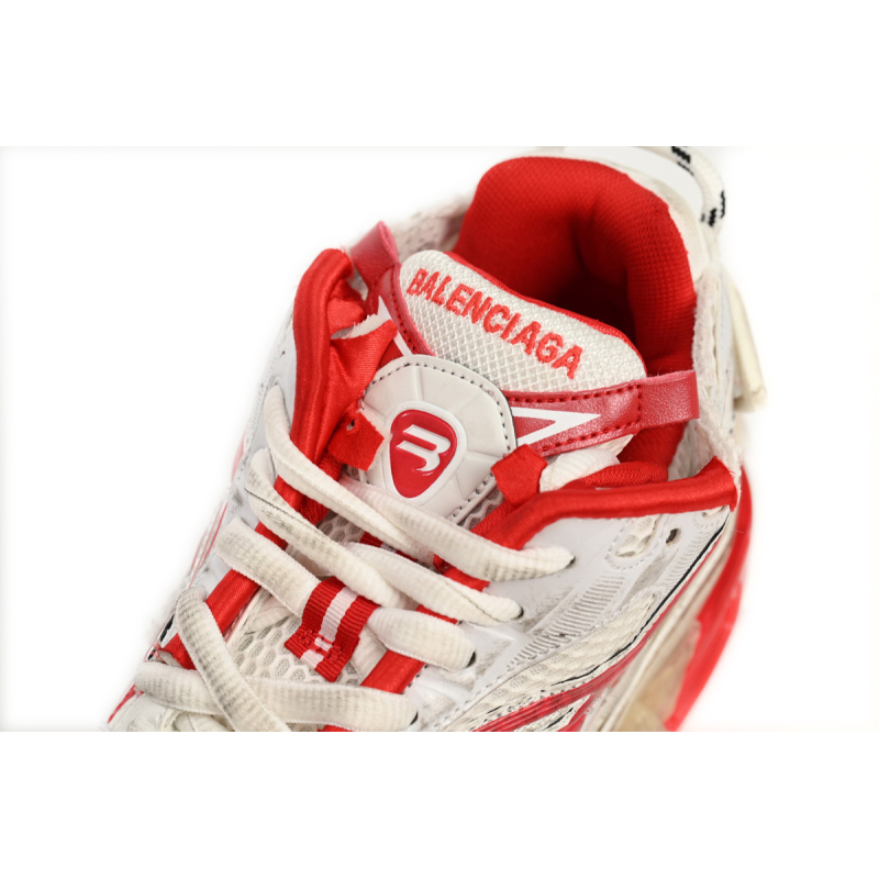PK God Batch Balenciaga Runner White Red 677402 W3RB2 9060