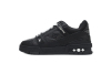 PK God Batch LOUIS VUITTON Trainer All Black Embossing 1AARER