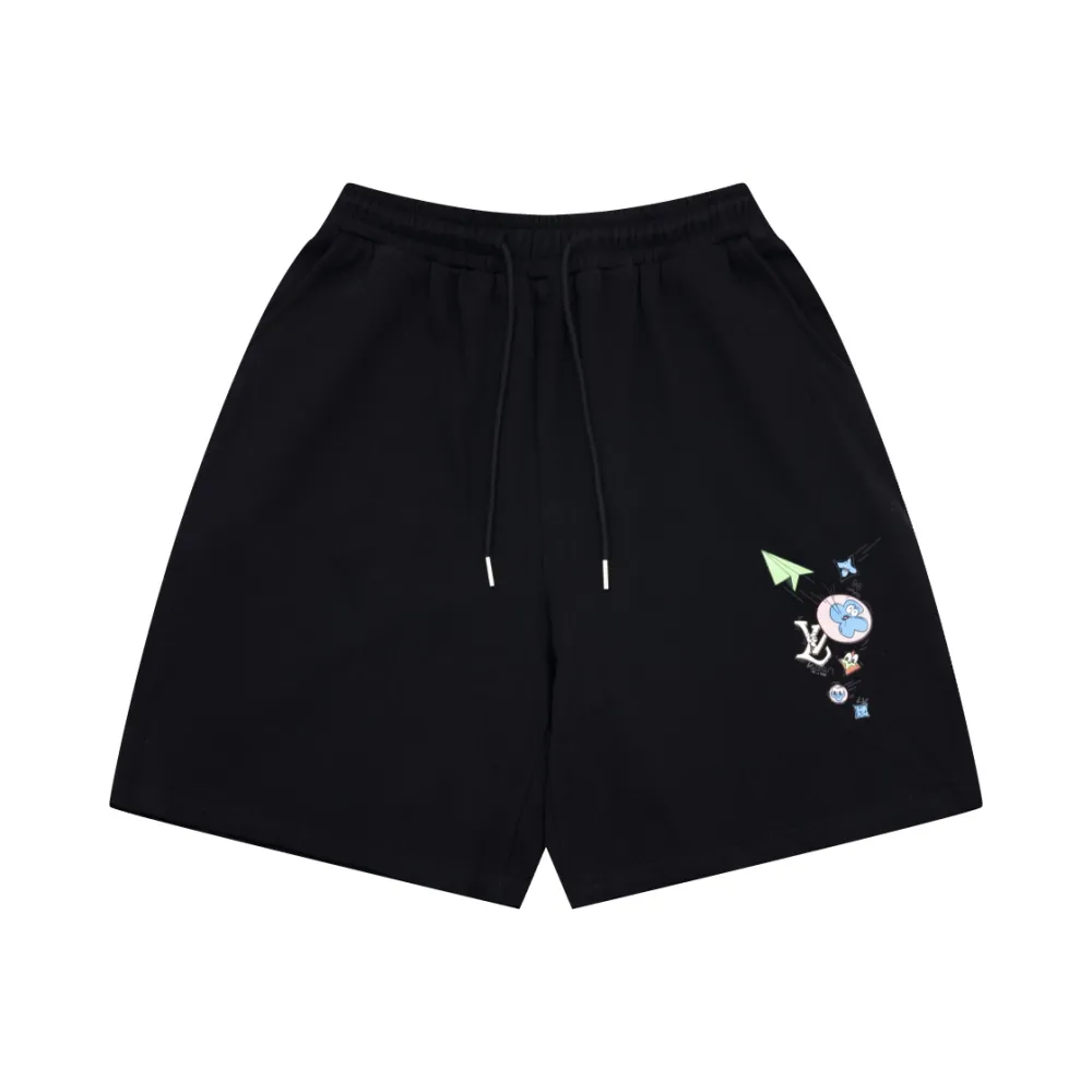 Louis Vuitton Shorts Black lv03