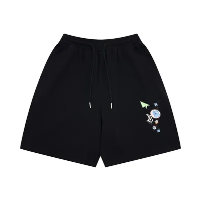 Louis Vuitton Shorts Black lv03 01