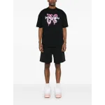 Palm Angels Miami Monogram Spray-print T-shirt