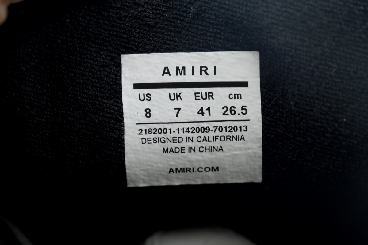 PK God Batch AMIRI MA-1 Black