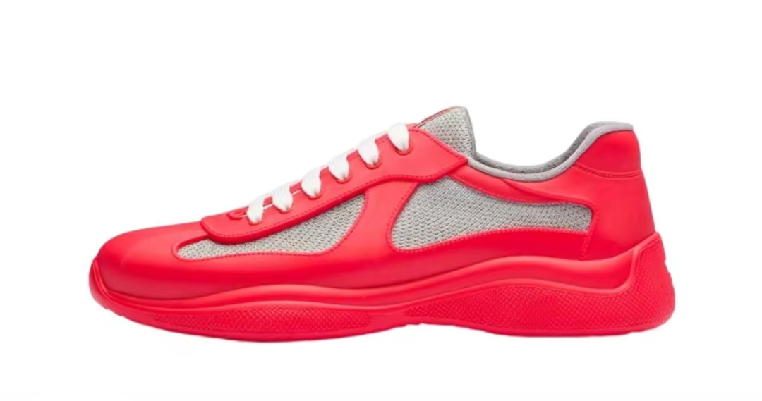 PK God Batch Prada America's Cup Soft Rubber Red