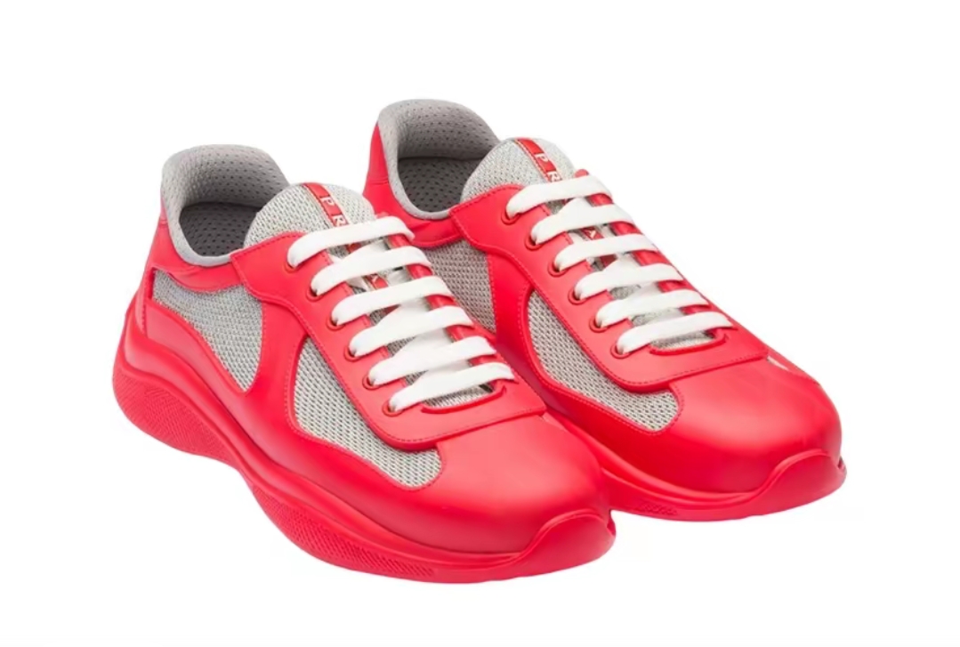 PK God Batch Prada America's Cup Soft Rubber Red