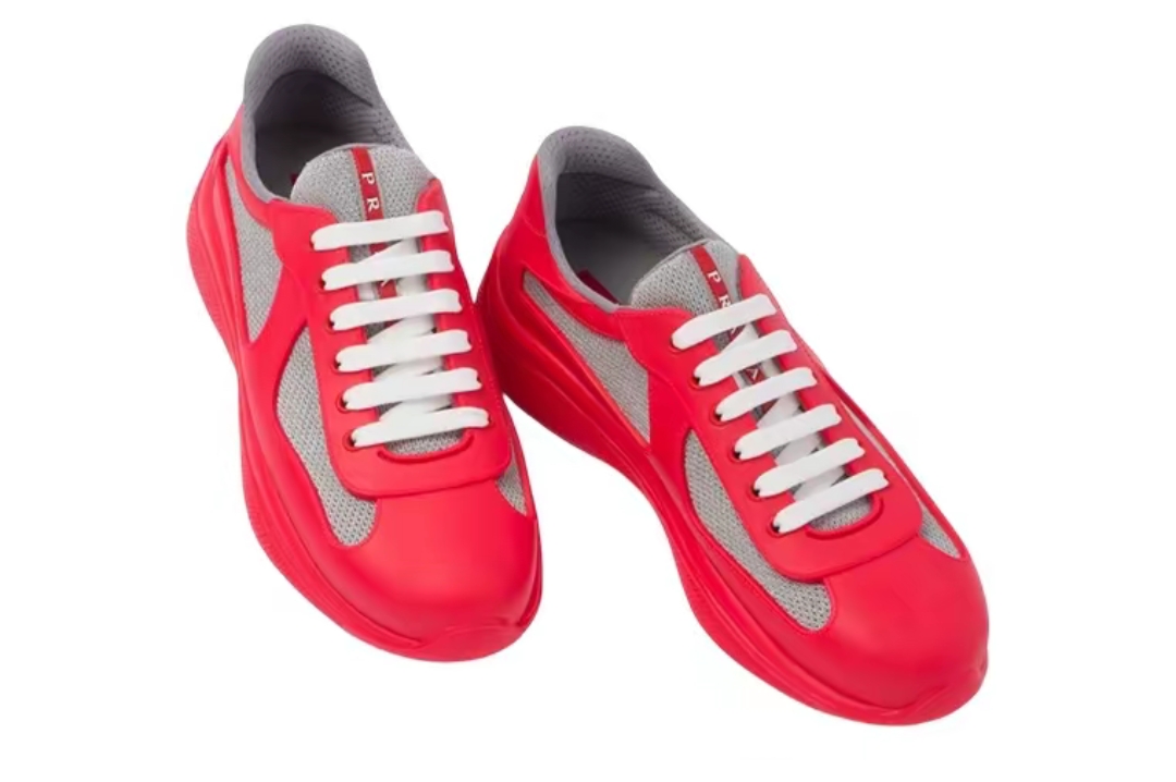 PK God Batch Prada America's Cup Soft Rubber Red