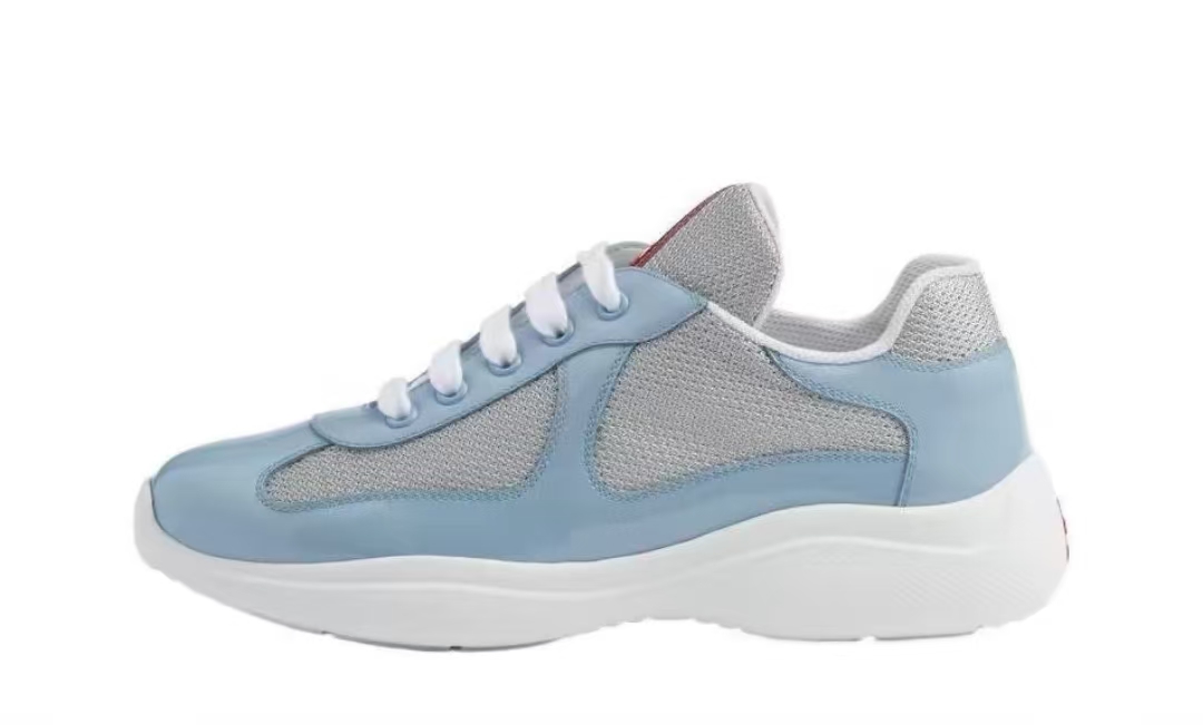 PK God Batch Prada America's Cup Soft rubber and bike fabric sneakers