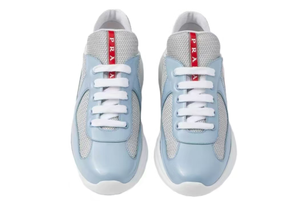 PK God Batch Prada America's Cup Soft rubber and bike fabric sneakers