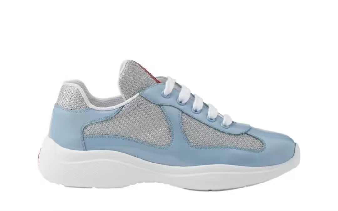 PK God Batch Prada America's Cup Soft rubber and bike fabric sneakers