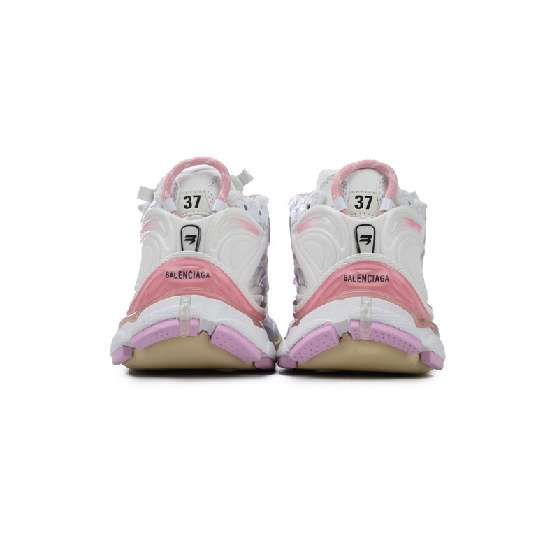 PK God Batch Balenciaga Runner White Pink 677403 W3RB3 9059 