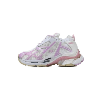 PK God Batch Balenciaga Runner White Pink 677403 W3RB3 9059  01