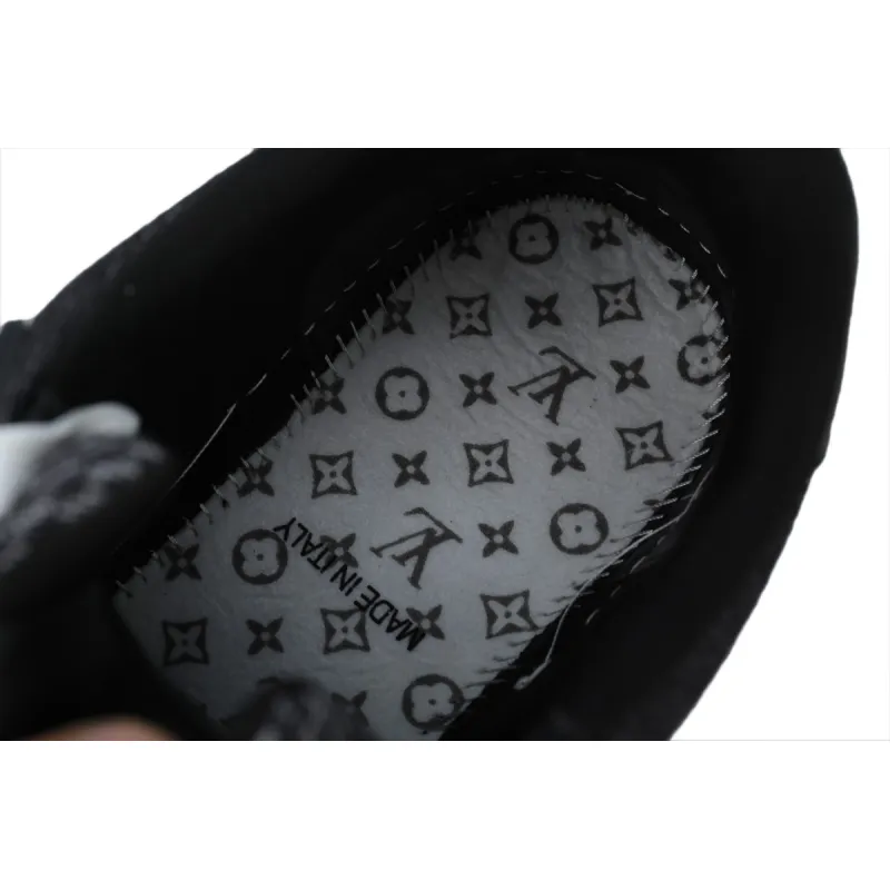 PK God Batch Louis Vuitton LV Trainer Black Damier 3D Denim 1AD6DX