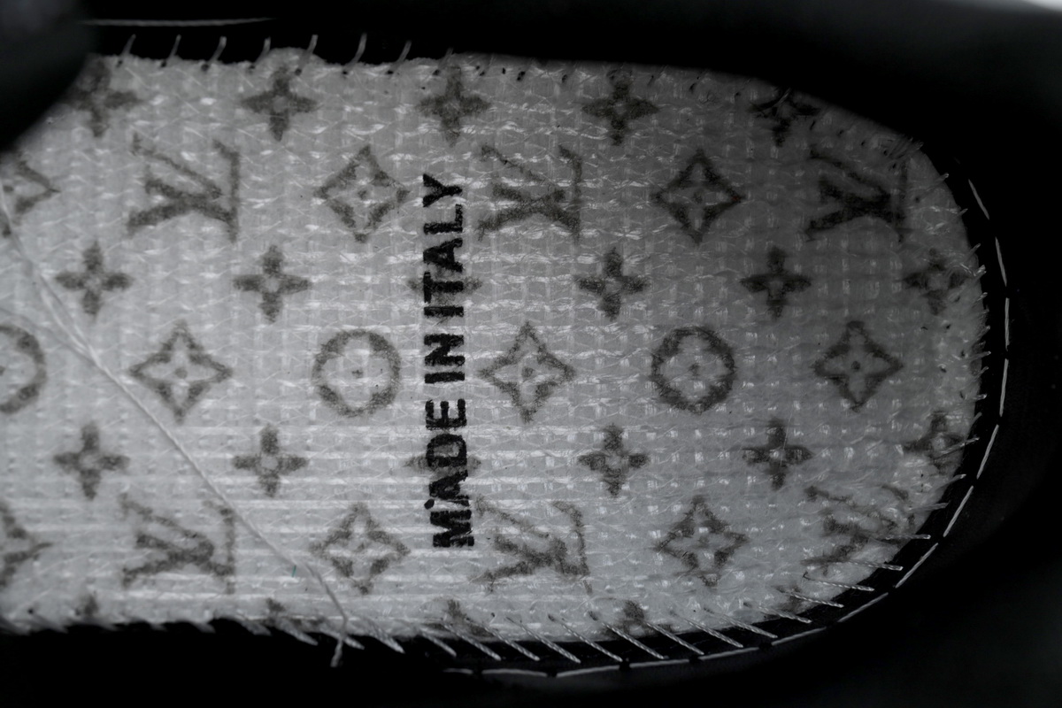 PK God Batch Louis Vuitton Trainer 'Black Rhinestones' 1A815H